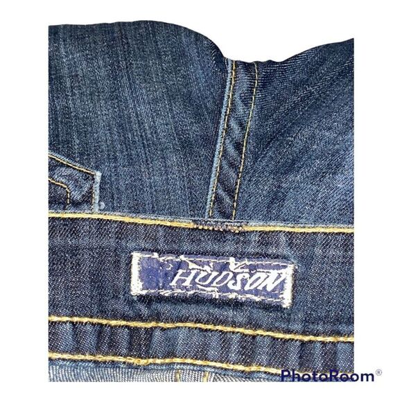 HUDSON Indigo Jeans w/Flap Back Pockets - Picture 4 of 4